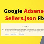 Google Adsense Seller.json क्या है। Fix Issue