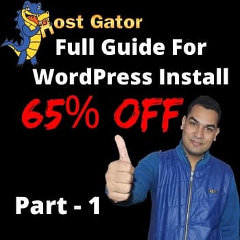 how to make a WordPress website in 2021 with HostGator Beginner guide In Hindi Part 1