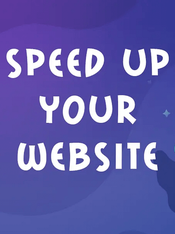 4 ways to speed up your website | Speed Up Website