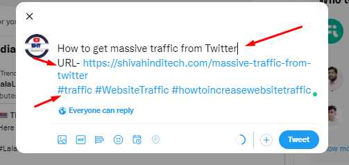 unlimited traffic from twitter