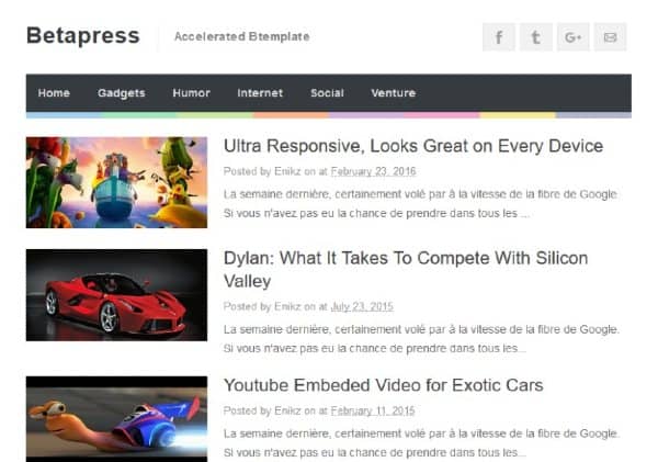 Betapress Template Download Free