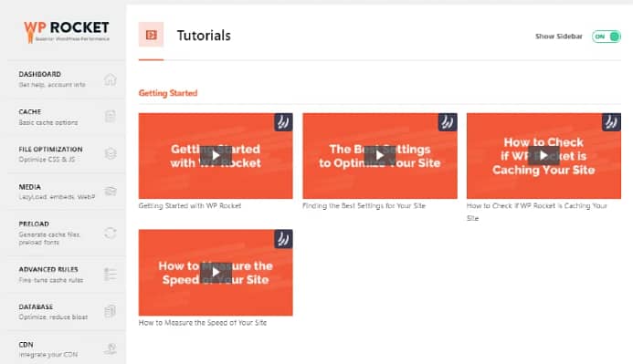 wp rocket tutorials